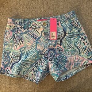 NWT Lilly Pulitzer Callahan Shorts Fishful Thinking